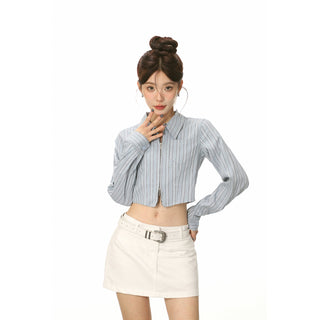 CHGG Striped Spice Girl Long Sleeve Shirt KT1574 - KTchic