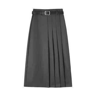 CHGG Suit A-line Mid Length Pleated Skirt KT1446