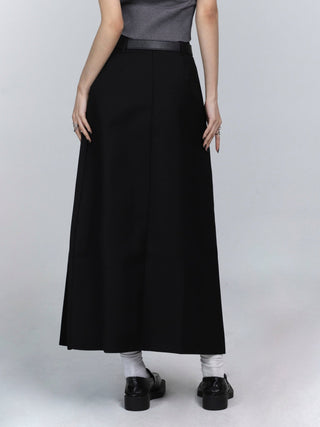 CHGG Suit A-line Mid Length Pleated Skirt KT1446