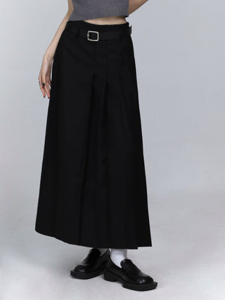 CHGG Suit A-line Mid Length Pleated Skirt KT1446