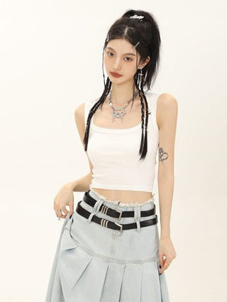 CHGG Sweet and Spicy Sleeveless Short Tank Top KT1541