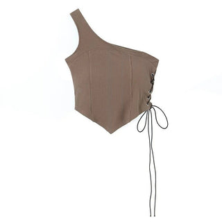 CHIC Irregular Sexy Lanyard Strap Vest Top Spring KT117