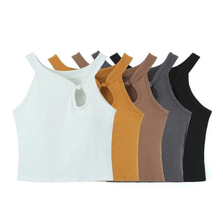 CHIC Sexy Vest with Chest Pad Short Top Spring KT114