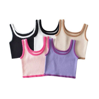 CHIC U-neck Vest Halter Top Spring Girl's Top KT120
