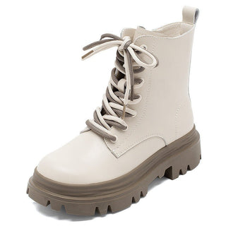 JP Double Lace Up Seven Hole Workwear Short Martin Boot KT2581