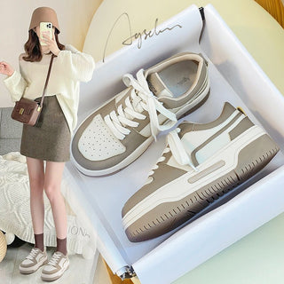 JP Flat Bottom Thick Sole Sports Clunky Sneaker KT2389 - KTchic