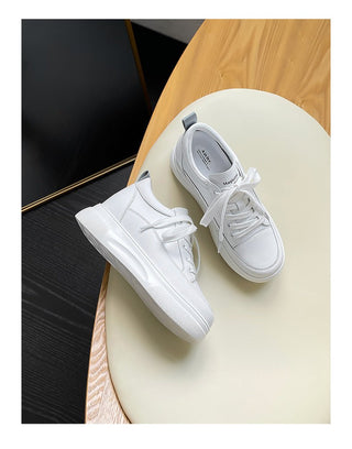 JP Leather Slim Flat Bottom Small White Shoe KT2405 - KTchic