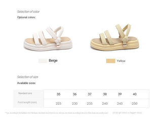 JP Platform Soft-soled Beach Shoes Sandals KT2261 - KTchic