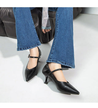 JP Pointed Toe Thin Heel Commuter Shoes KT2248 - KTchic