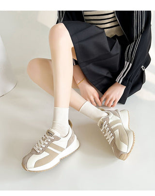 JP Round Toe Thick Sole Sports Clunky Sneaker KT2522