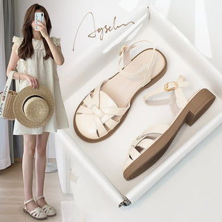 JP Soft-bottom Woven Toe Sandals KT2529