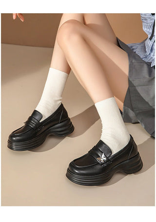JP Thick Heeled Round Toe Loafers KT2288 - KTchic
