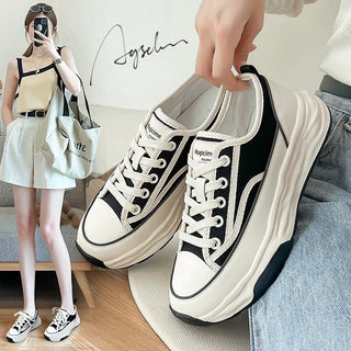 JP Thick-soled Small White Sweet Canvas Shoes KT2240 - KTchic