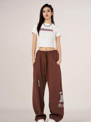 MC Miracle High Street Loose Sport Wide Leg Pants KT1766