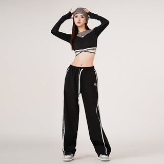MC Miracle Short Backless Long Sleeve Top KT1724
