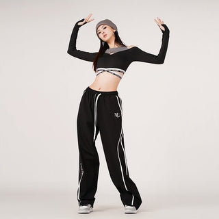 MC Miracle Short Backless Long Sleeve Top KT1724