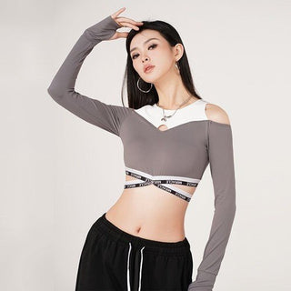 MC Miracle Short Street Dance Top with Chest Cushion KT1710 - KTchic