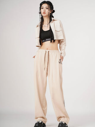 MC Miracle Spicy Girls Sports Straight Leg Wide Leg Pants KT1813