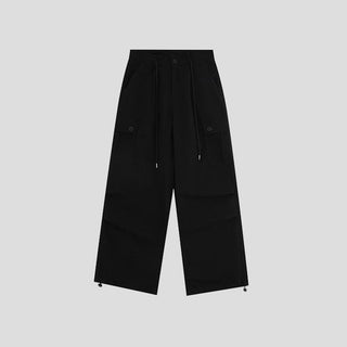 PRLM Couple Drawstring Multi-pocket Casual Pants KT1925