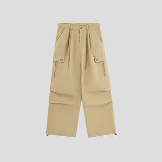 PRLM Couple Drawstring Multi-pocket Casual Pants KT1925