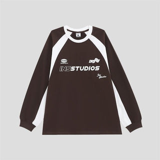 PRLM Couple Long Sleeve Loose Fitting T-shirt KT1955