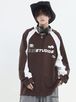PRLM Couple Long Sleeve Loose Fitting T-shirt KT1955