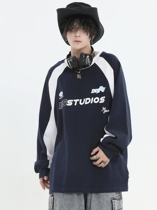 PRLM Couple Long Sleeve Loose Fitting T-shirt KT1955