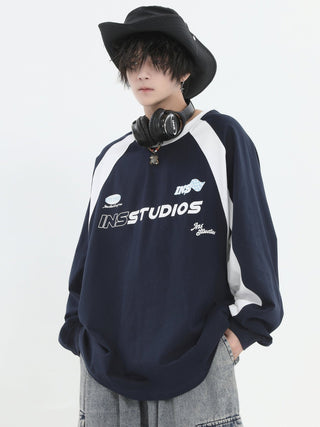 PRLM Couple Long Sleeve Loose Fitting T-shirt KT1955