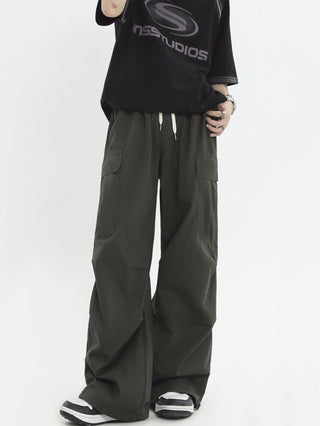 PRLM Couple Multi Pocket Pleated Casual Pants KT1929