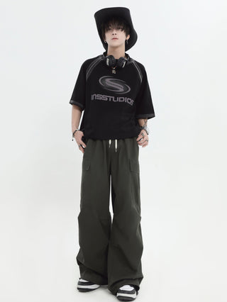 PRLM Couple Multi Pocket Pleated Casual Pants KT1929