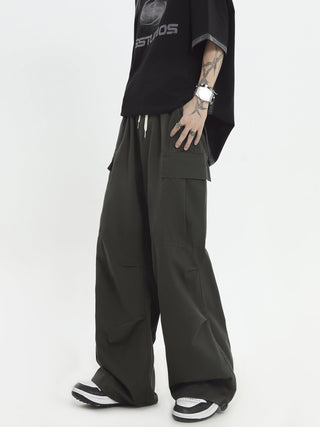 PRLM Couple Multi Pocket Pleated Casual Pants KT1929