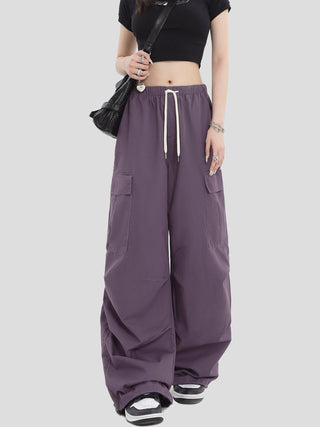 PRLM Couple Multi Pocket Pleated Casual Pants KT1929