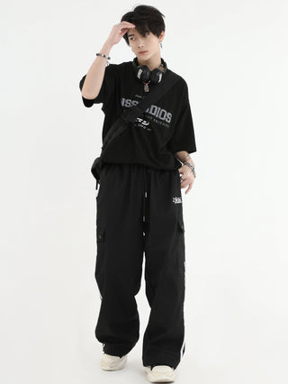 PRLM Couple Side Stripe Casual Pants KT1904