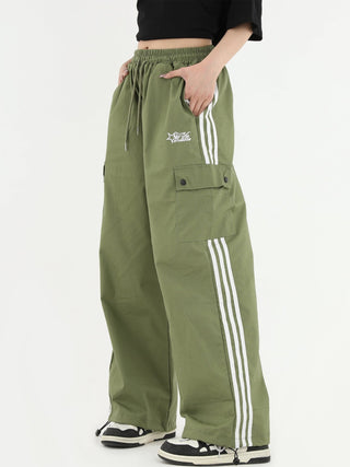 PRLM Couple Side Stripe Casual Pants KT1904