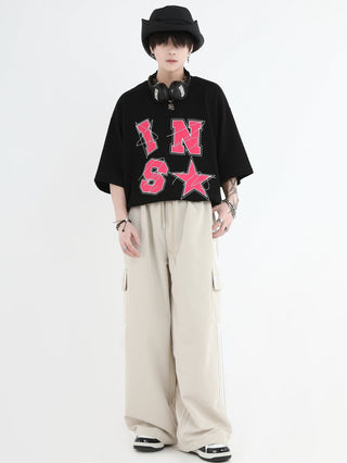 PRLM Couple Side Stripe Work Suit Casual Pants KT1909