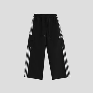 PRLM Couple Side Stripe Work Suit Casual Pants KT1909