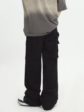 PRLM Couple Straight-leg Cargo Slacks KT1931