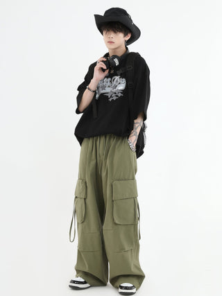 PRLM Couple Strap Work Suit Casual Pants KT1933