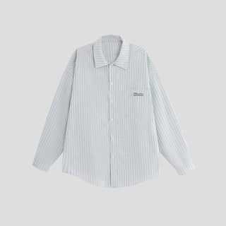 PRLM Couple Vertical Striped Long Sleeve Shirt KT1970 - KTchic