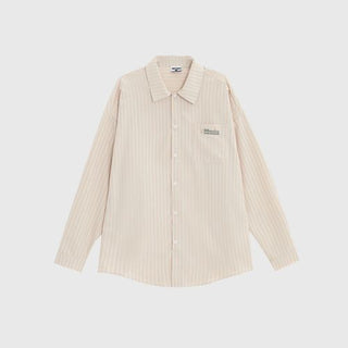 PRLM Couple Vertical Striped Long Sleeve Shirt KT1970
