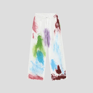 PRLM Graffiti Straight Loose Jeans KT2732