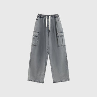 PRLM Jeans Loose Straight Casual Pants KT2715