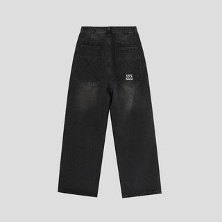PRLM Large Pocket Loose Straight Denim KT2720