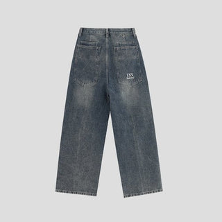 PRLM Large Pocket Loose Straight Denim KT2720