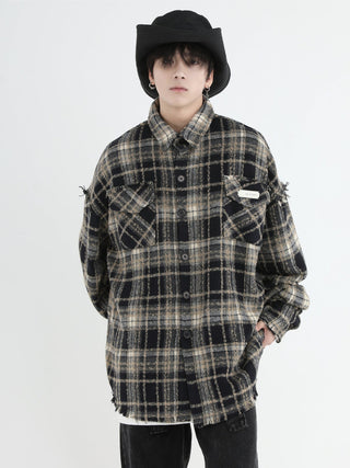 PRLM Loose Couple Checker Coat KT1968