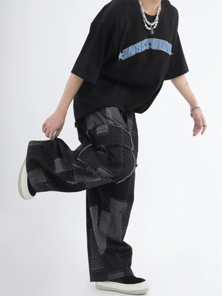 PRLM Loose Straight Casual Wide Leg Pants KT2706