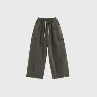 PRLM Loose Straight Work Suit Casual Pants KT2712