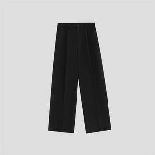 PRLM Pleated Casual Loose Straight Leg Pants KT2701