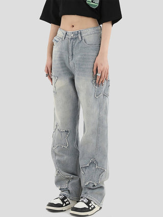 PRLM Star Loose Straight Denim KT2724