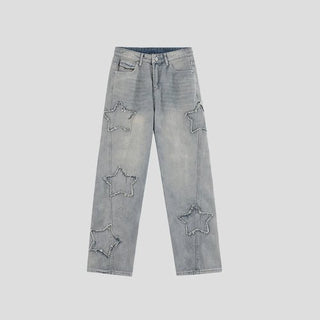 PRLM Star Loose Straight Denim KT2724